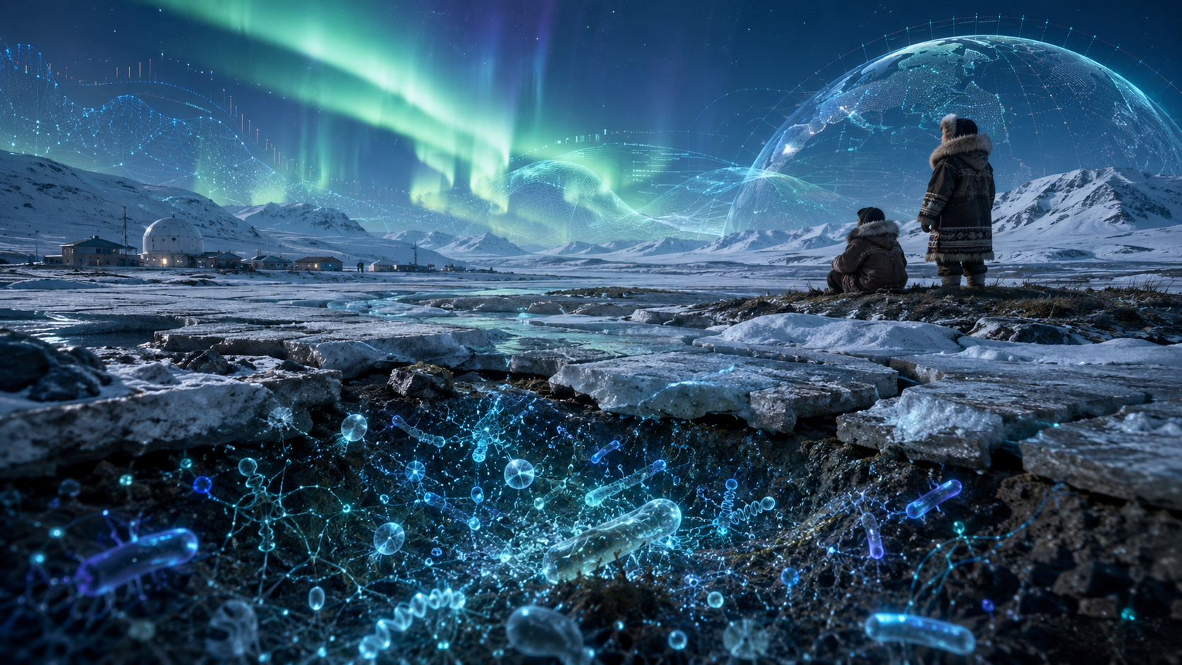 永凍土正在醒來:古老微生物、AI 氣候模型與北極原住民的前線觀察