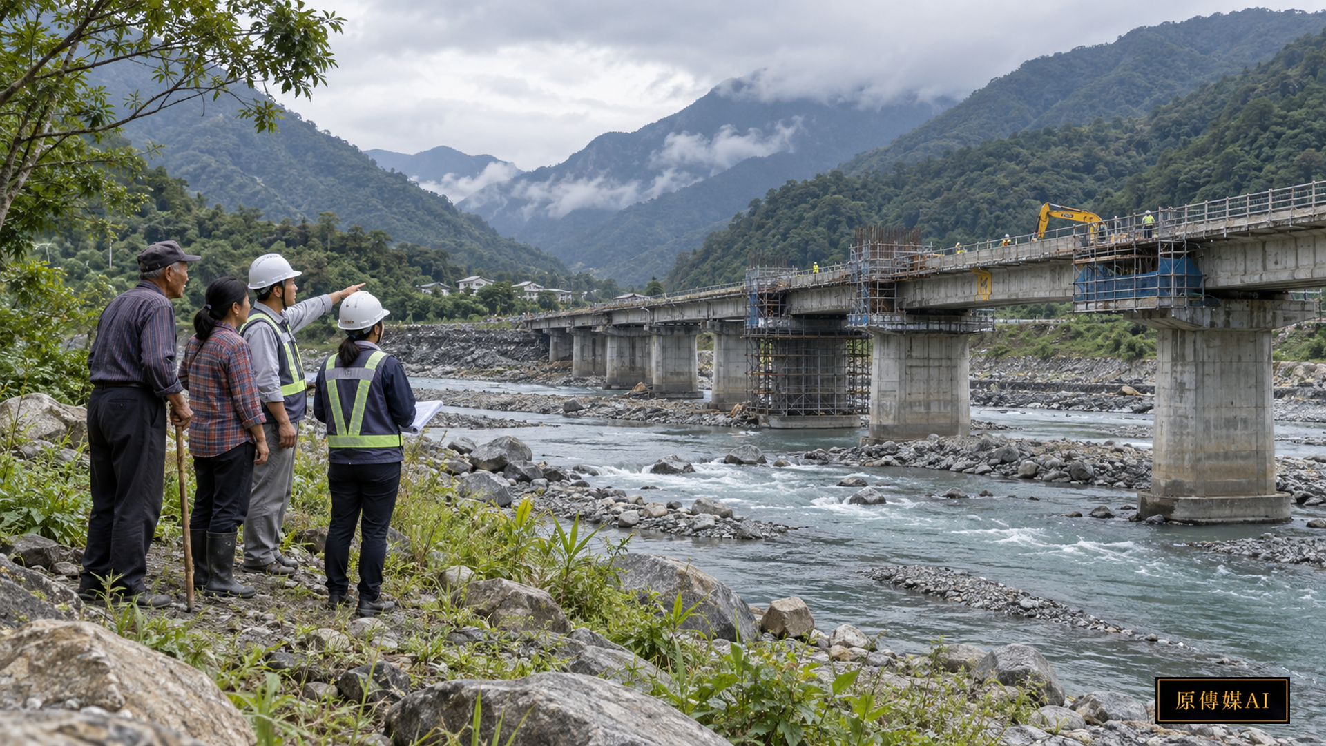 讓橋梁與河流一起讀雨勢:口社大橋改建如何把防洪、耐震與部落通行接在一起?